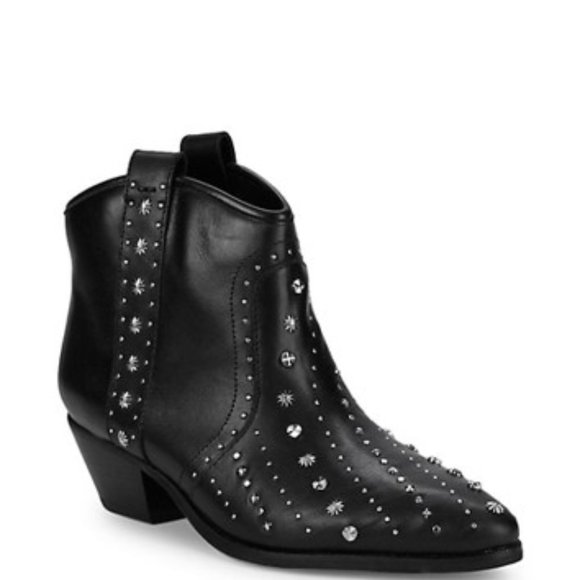 Sam Edelman Brian Western Style Studded Bootie - Picture 1 of 14